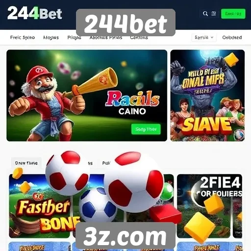 Variedade de jogos disponíveis no 244bet